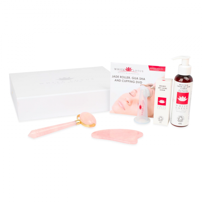 White Lotus Rosenkvarts Anti Aging Kit